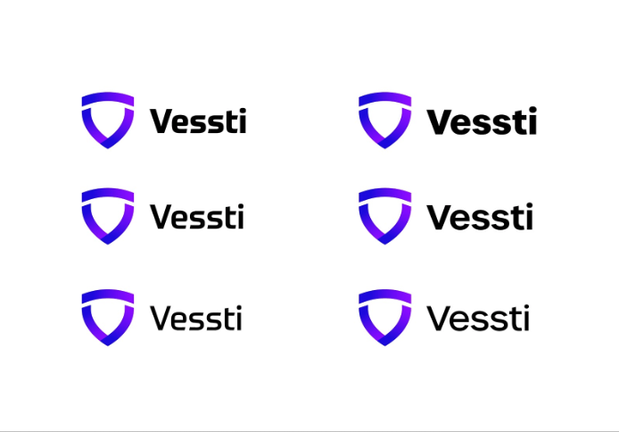 Explorations of Vessti logotype
