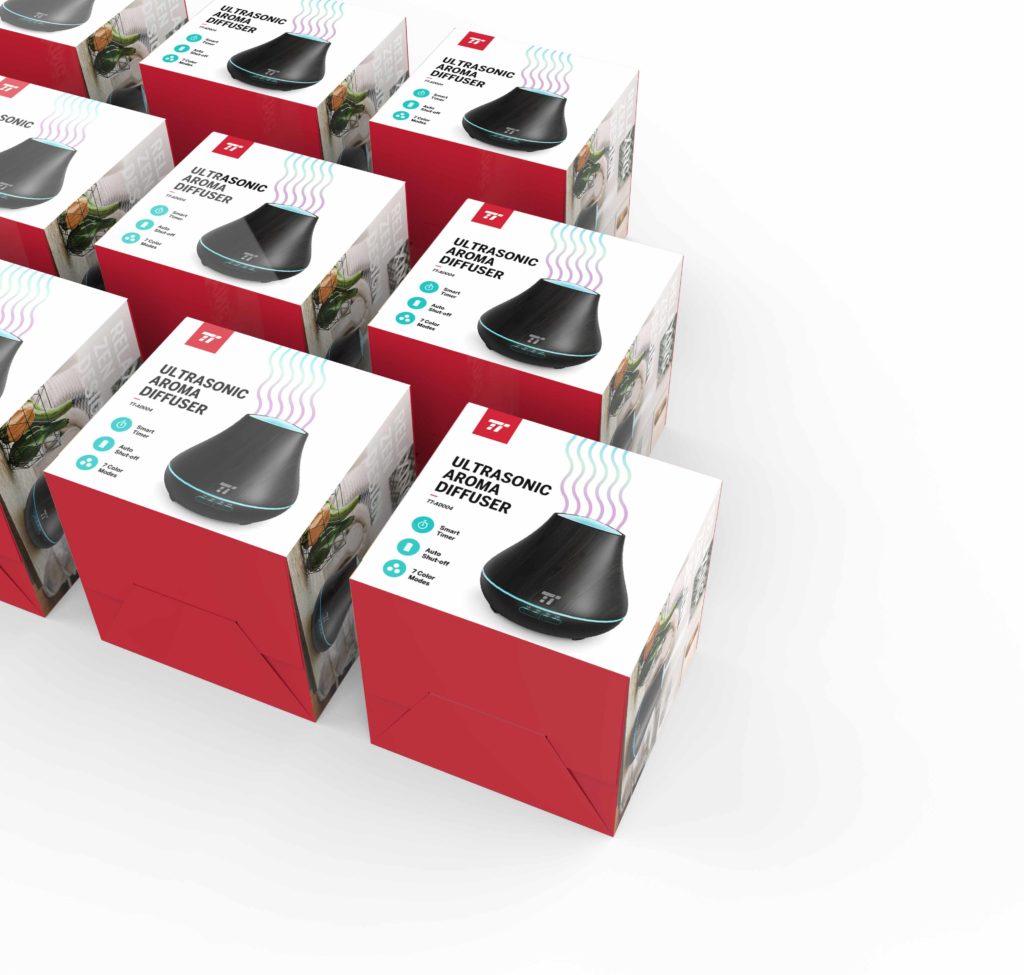 Taotronics packaging design for diffusers