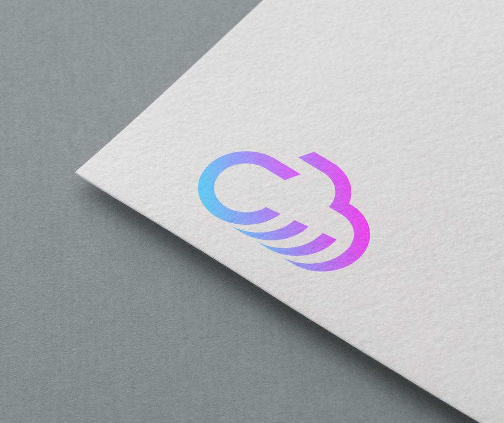 Mockup of Channel Bakers logo on paper